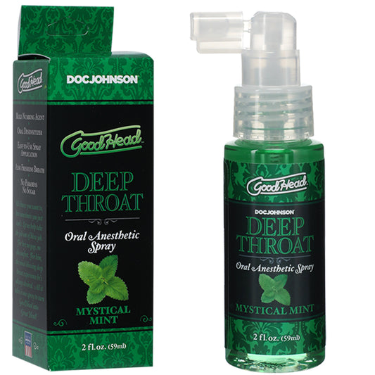 GoodHead Deep Throat Oral Desensitizing Spray MINT Sex Lube Desensitizer