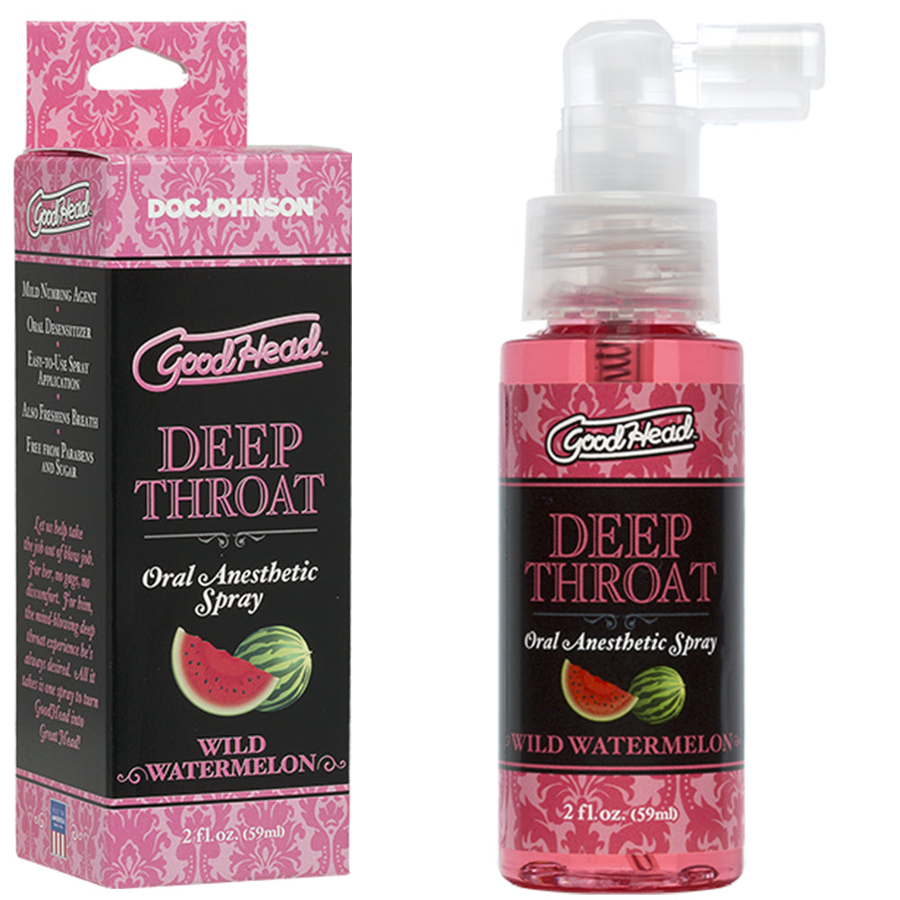 GoodHead Deep Throat Oral Desensitizing Spray WATERMELON Sex Lube Desensitizer