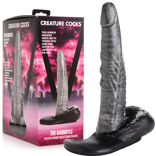 Creature Cocks Gargoyle Rock Hard Silicone Dildo Suction Cup Fantasy Sex Toy