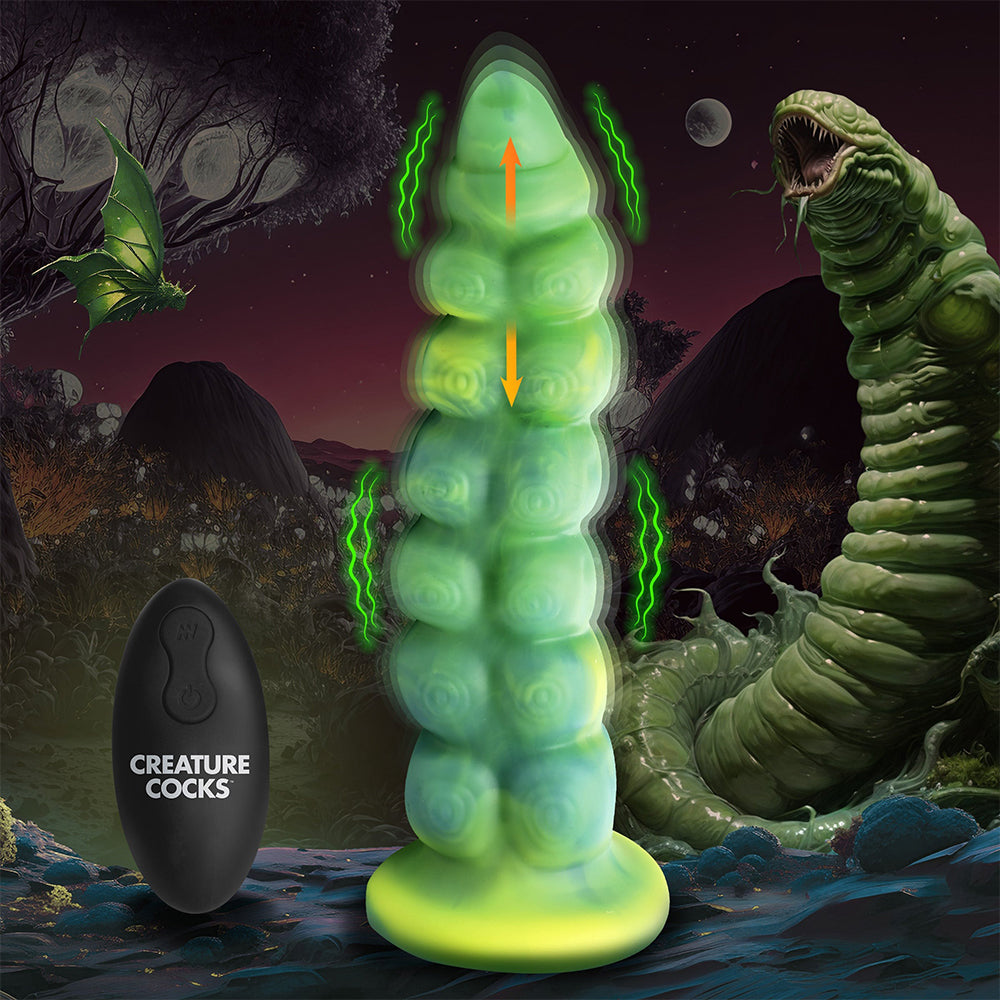Creature Cocks Squirmer Thrusting Vibrating Fantasy Dildo USB Sex Toy