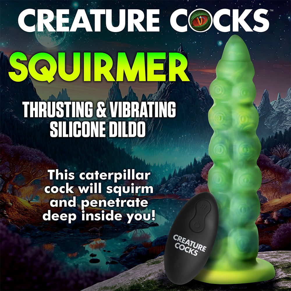 Creature Cocks Squirmer Thrusting Vibrating Fantasy Dildo USB Sex Toy