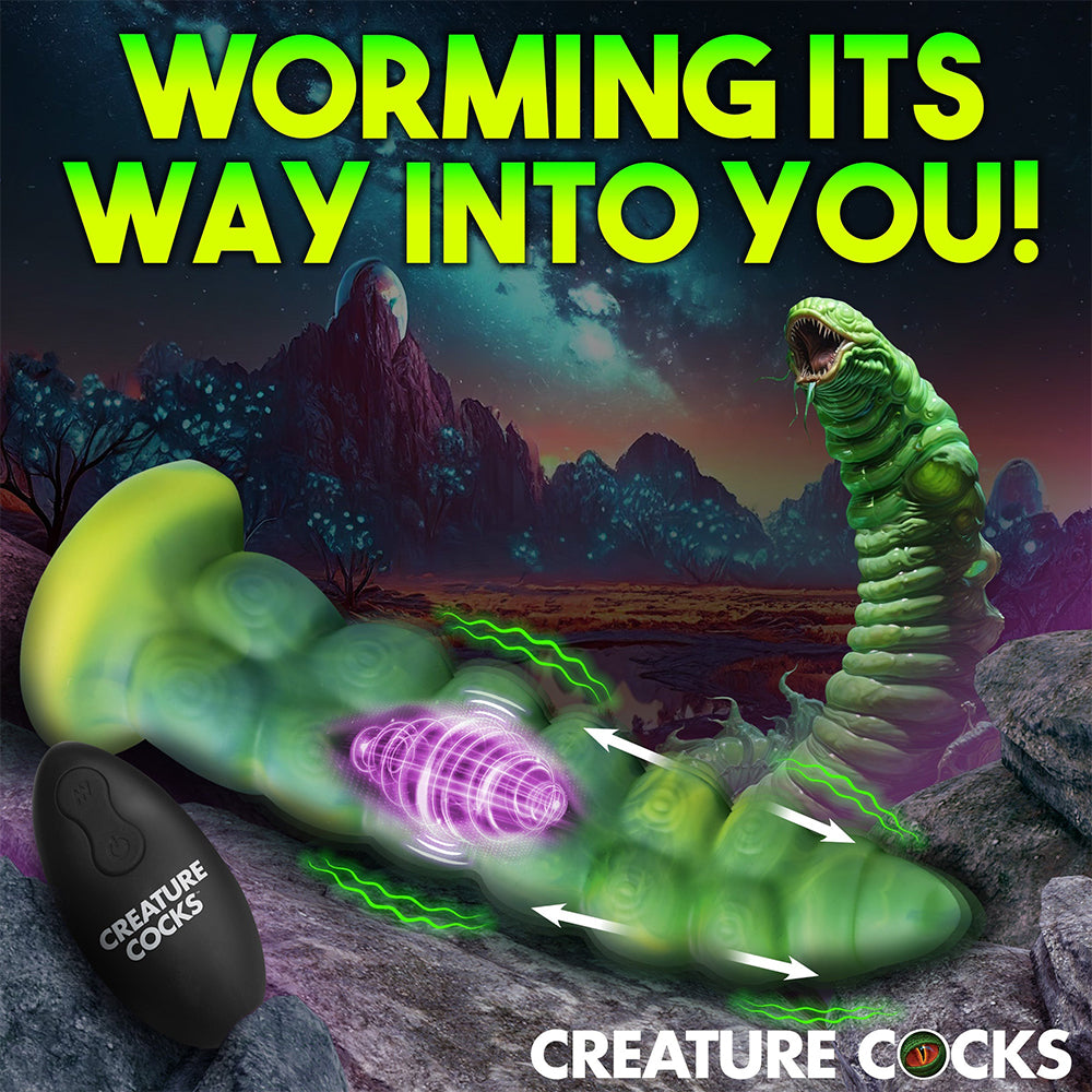 Creature Cocks Squirmer Thrusting Vibrating Fantasy Dildo USB Sex Toy
