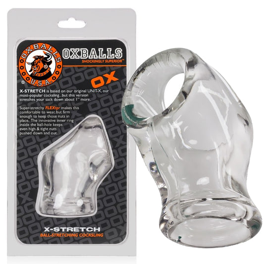 OxBalls Unit X Stretch Cocksling Clear