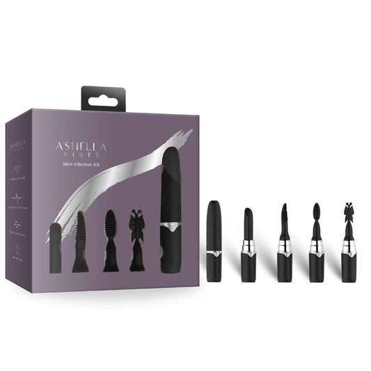 Ashella Vibes Mini Vibrator Kit 5-Piece Set USB Rechargeable Sex Toy
