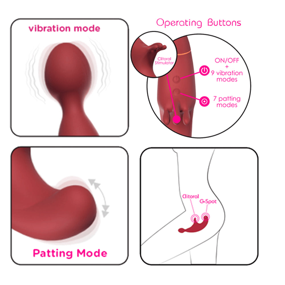 ADRIEN LASTIC FUSION Triple Action Vibrator