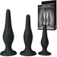 Pretty Love Anal Training Kit 3-Piece Silicone Butt Plugs