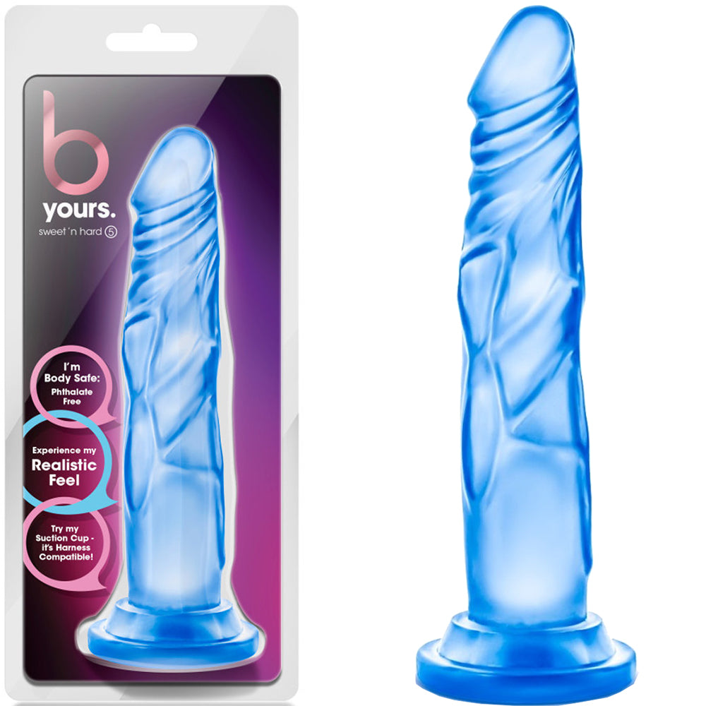 7.5" Blush B Yours Sweet N Hard Dildo Realistic Dong Suction Cup Sex Toy