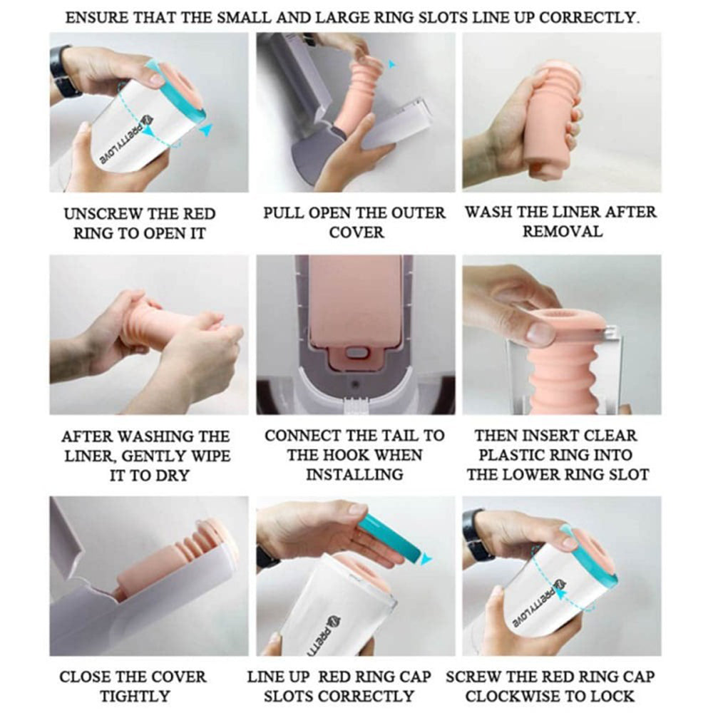 Pretty Love Aby AUTOMATIC THRUSTING Male Masturbator ASS Moaning Voice