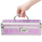 BMS Lockable KEYLESS Vibrator Case Sex Toy Storage Trunk Chest Purple