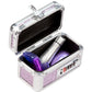 BMS Lockable KEYLESS Vibrator Case Sex Toy Storage Trunk Chest Mini Purple