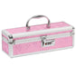 BMS Lockable KEYLESS Vibrator Case Sex Toy Storage Trunk Chest Pink