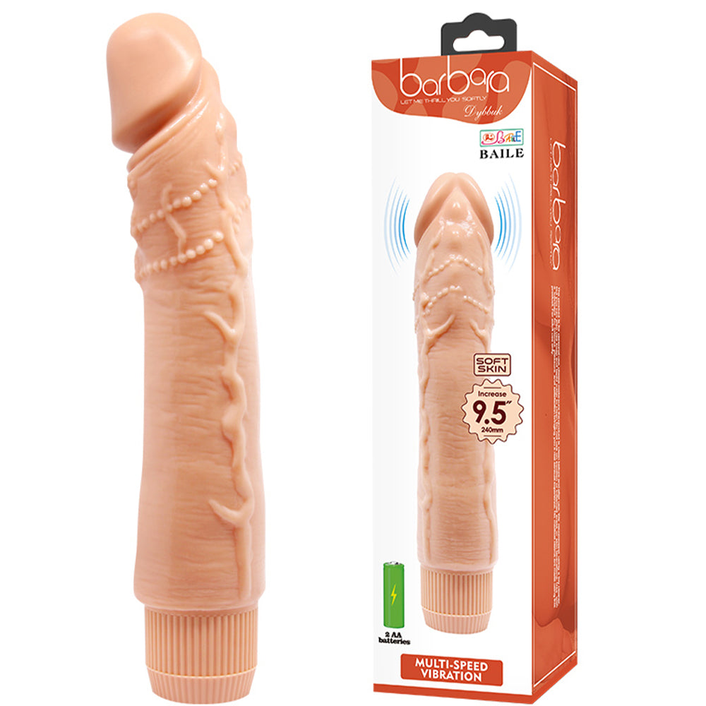 Baile Dybbuk 9.5" Realistic Veined Vibrating Dildo 24cm