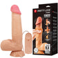 Pretty Love Sliding Skin 8.5" Vibrating Realistic Dildo Suction Cup Dong Sex Toy
