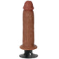 JOCK 6" Bareskin Vibrating Dong Realistic Dildo Suction Cup Latte