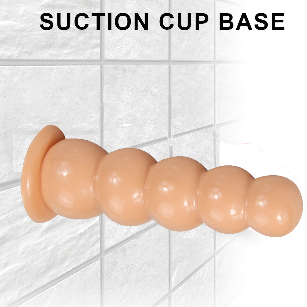 Cucus Beaded Anal Plug Large 19.5cm Butt Dildo