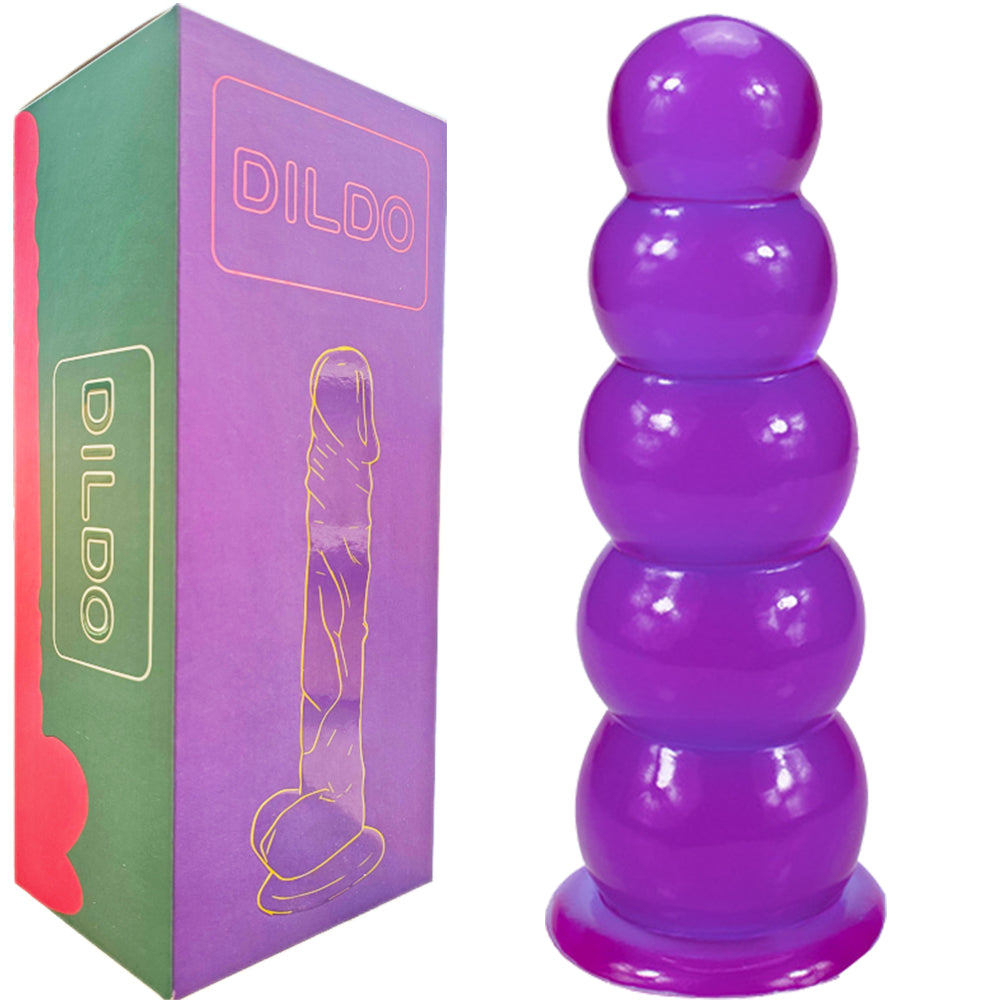 Cucus Beaded Anal Plug Large 19.5cm Butt Dildo