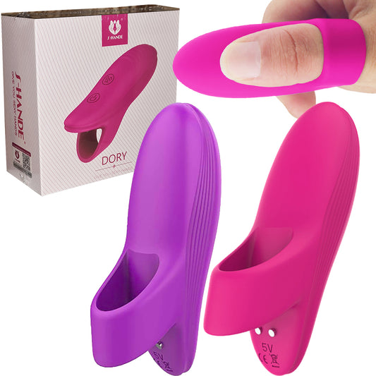 Dory Finger Massager Clitoral Nipple Stimulator Rechargeable Vibrator Sex Toy