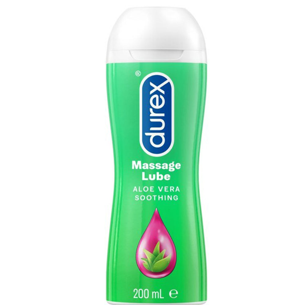 Durex 2-in-1 Aloe Vera Massage Lube (200ml) Personal Sex Lubricant