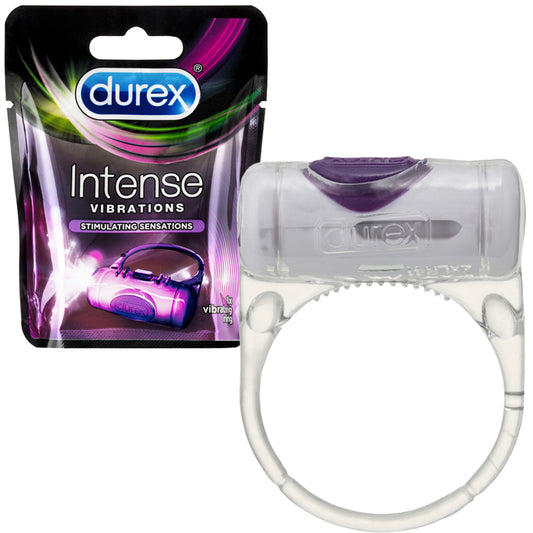 Durex Play Intense Vibrating Cock Ring Couples Penis Clitoral Stimulator Sex Toy