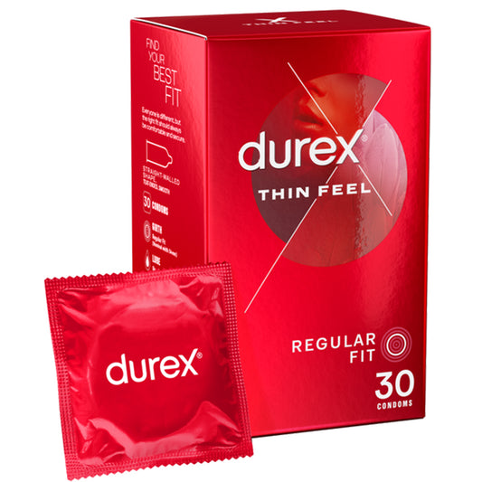 Durex Thin Feel Latex Condoms 30's