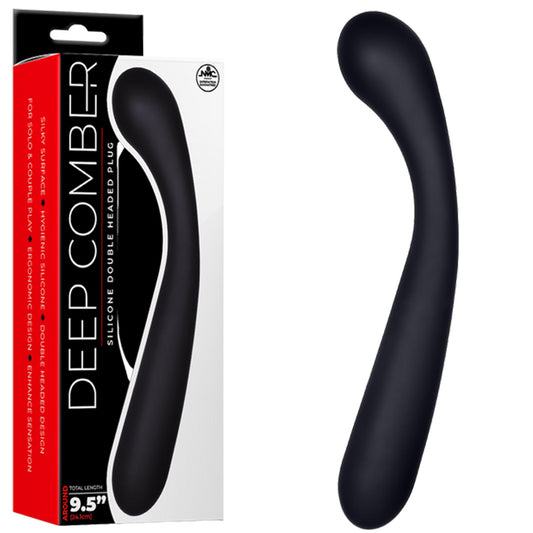 Deep Comber 24cm Double Ended Anal Plug Silicone Butt Dildo Dong Couples Sex Toy