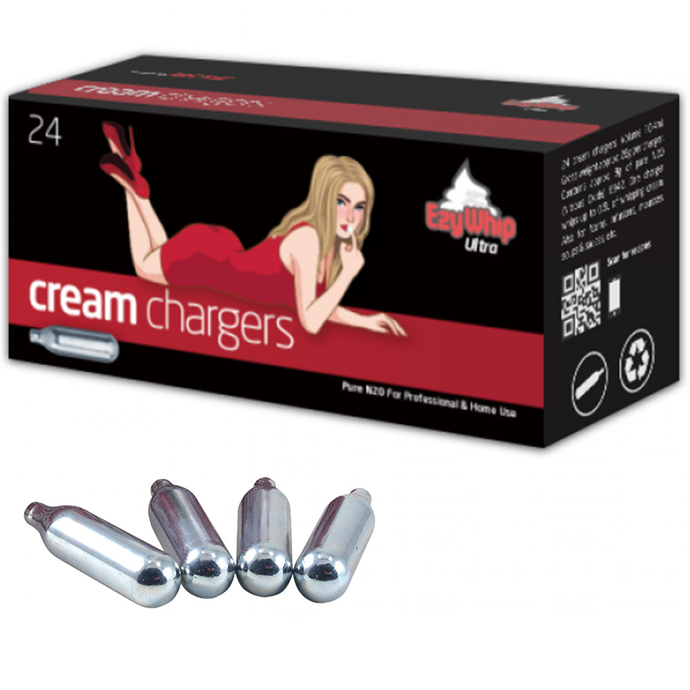 Ezywhip Ultra Cream 8g N2O Chargers 24 Pc