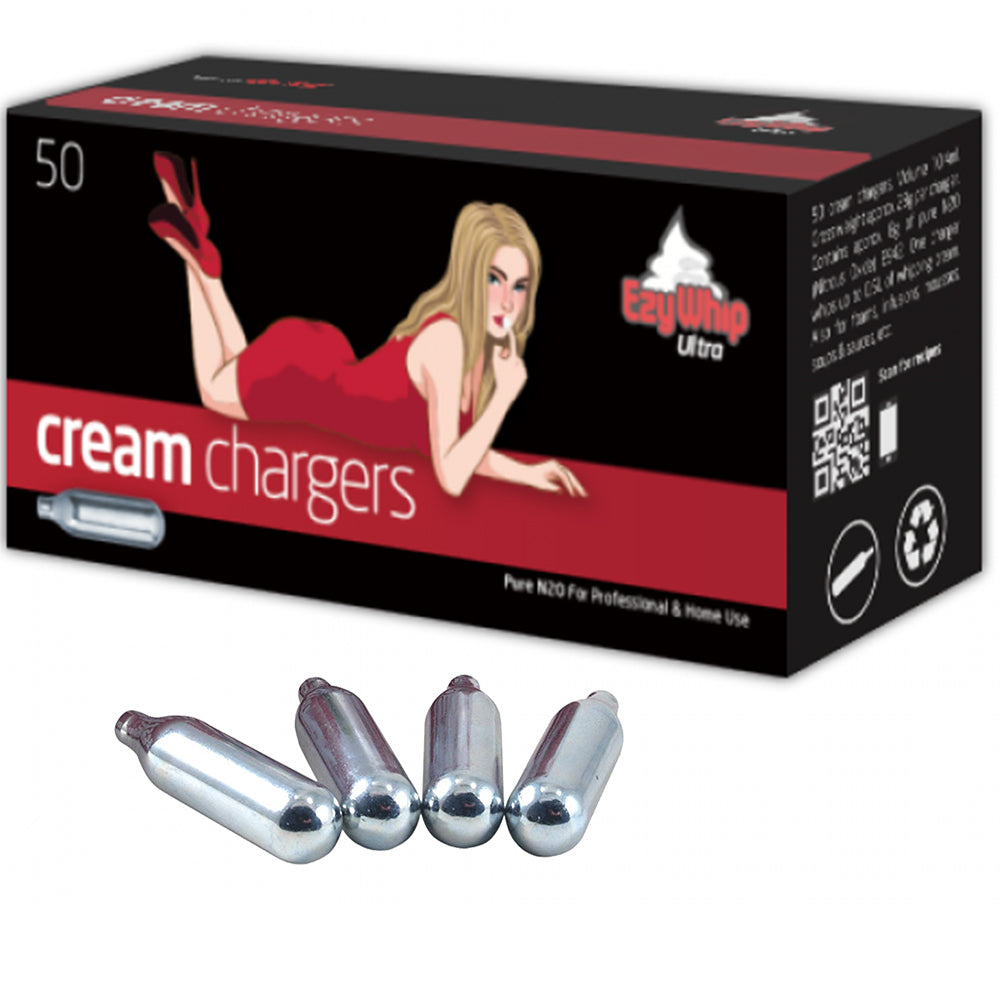 Ezywhip Ultra Cream 8g N2O Chargers 50 Pc