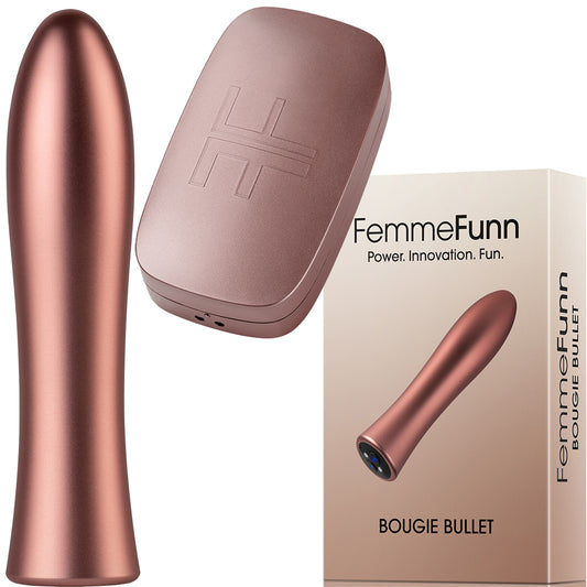 Bougie Bullet Powerful Vibrator Rechargeable Case Clitoral Stimulator Sex Toy