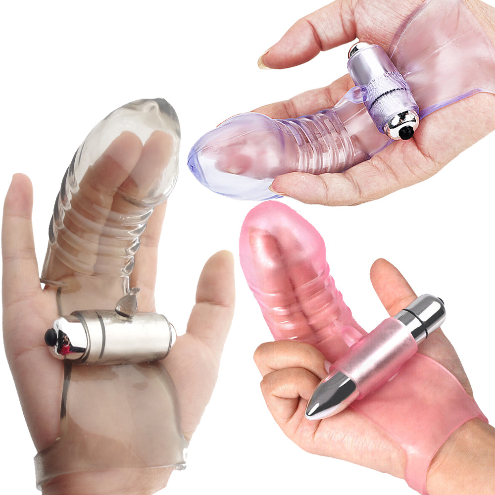 Fizz Finger Vibrator Power Bullet Clitoral Stimulator G-Spot Couples Sex Toy