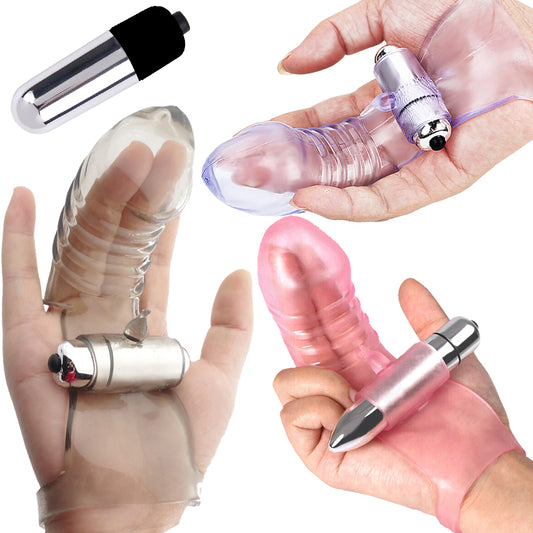 Fizz Finger Vibrator Power Bullet Clitoral Stimulator G-Spot Couples Sex Toy