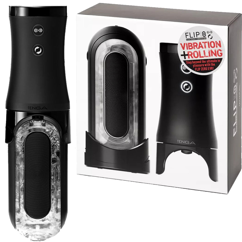 Flip 0 Zero Electronic Vibrotation EVR AUTO Vibrating Male Masturbator Sex Toy