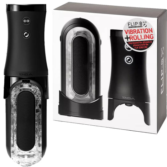 Flip 0 Zero Electronic Vibrotation EVR AUTO Vibrating Male Masturbator Sex Toy