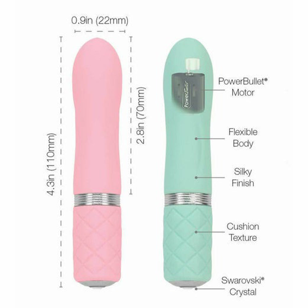 Pillow Talk Flirty Bullet Vibrator Rechargeable Pink