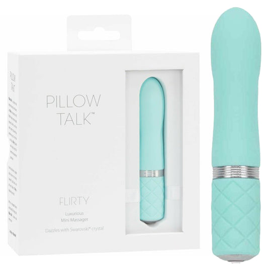 Pillow Talk Flirty Bullet Vibrator Rechargeable Teal