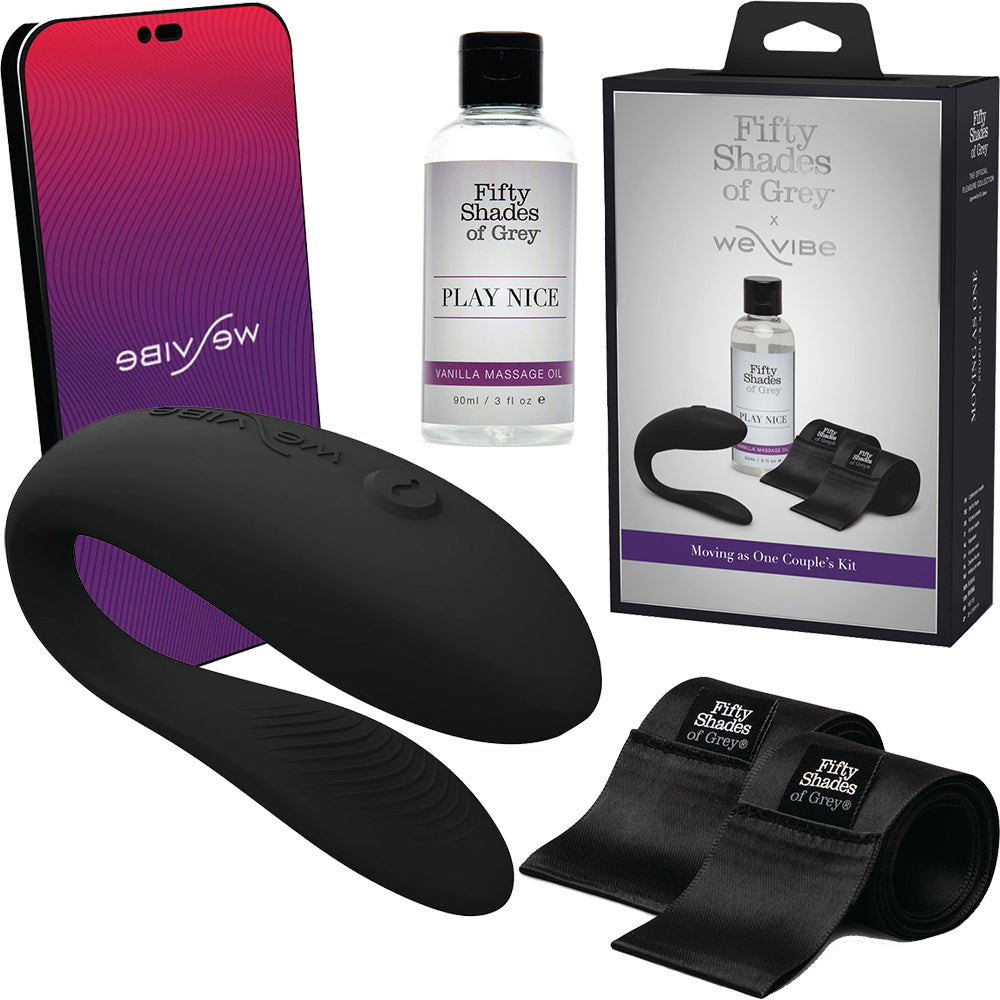 Fifty Shades of Grey X We-Vibe Sync Lite Moving as One Couples Kit