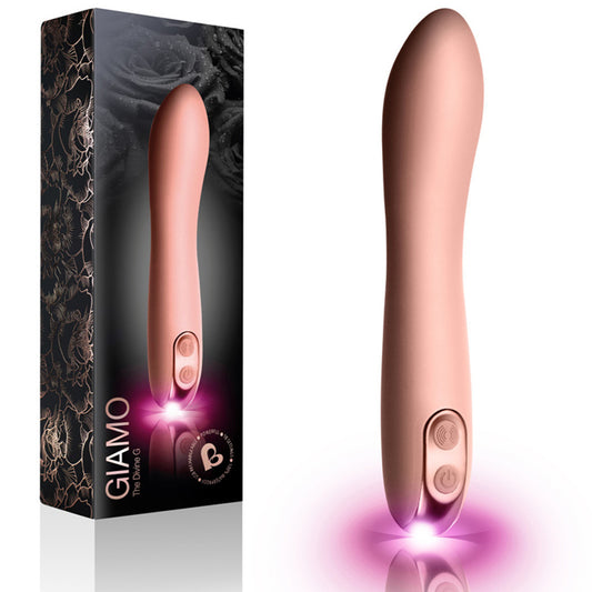 Rocks Off Giamo G Spot Vibrator USB Rechargeable Vibe Female Baby Pink Sex Toy