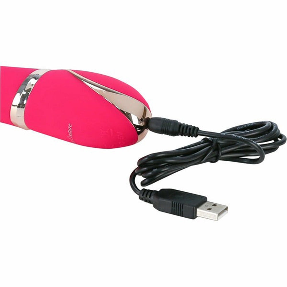 Vibe Couture Glam Up Pink G-Spot Vibrator USB Rechargeable Sex Toy