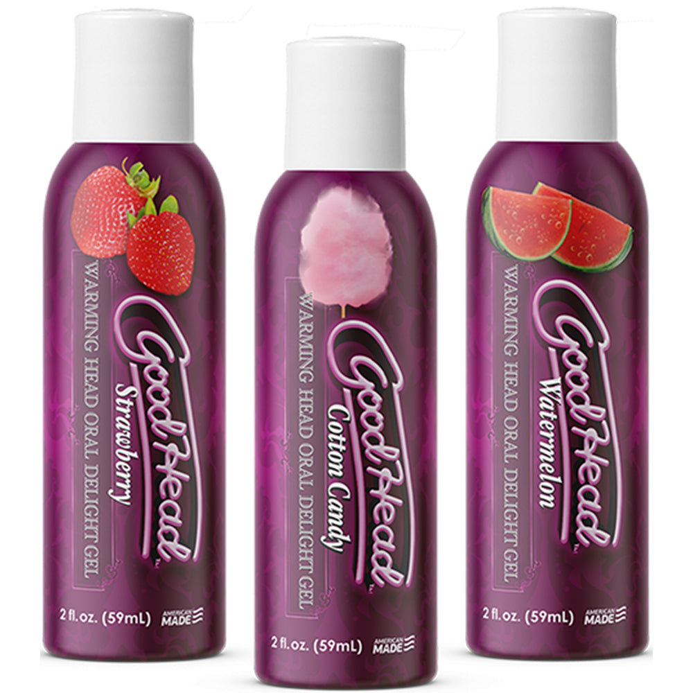 Goodhead Warming Head Personal Lubricant Strawberry Candy Melon Oral Sex Lube