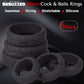 6x Thick Strong Silicone Cock Rings Erection Enhancer Couples Penis Balls Ring