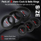 6x Thick Strong Silicone Cock Rings Erection Enhancer Couples Penis Balls Ring