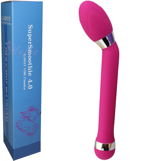 Luna G-Spot Prostate Massager Anal Curved Hook Vibrator Pink