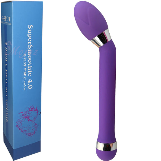 Luna G-Spot Prostate Massager Anal Curved Hook Vibrator Purple