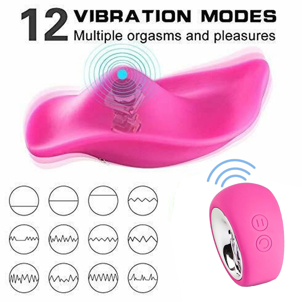 Hubba Wearable Clitoral Stimulator Vibrator Panties Vibrating Panty Pink