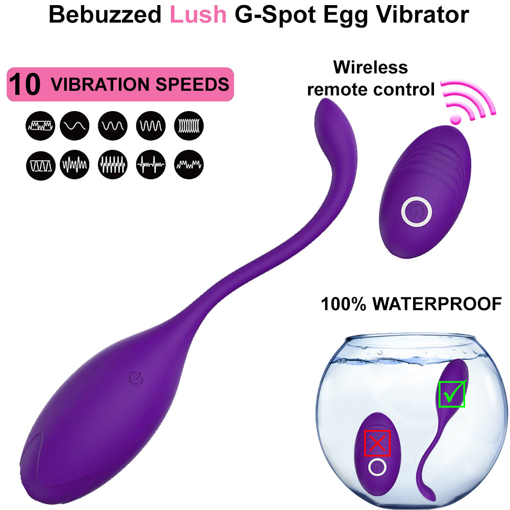 Lush Wearable G-Spot Egg Vibrator Remote Vibrating Bullet mojozau Lush Wearable G-Spot Egg Vibrator Remote Vibrating Bullet mojozau