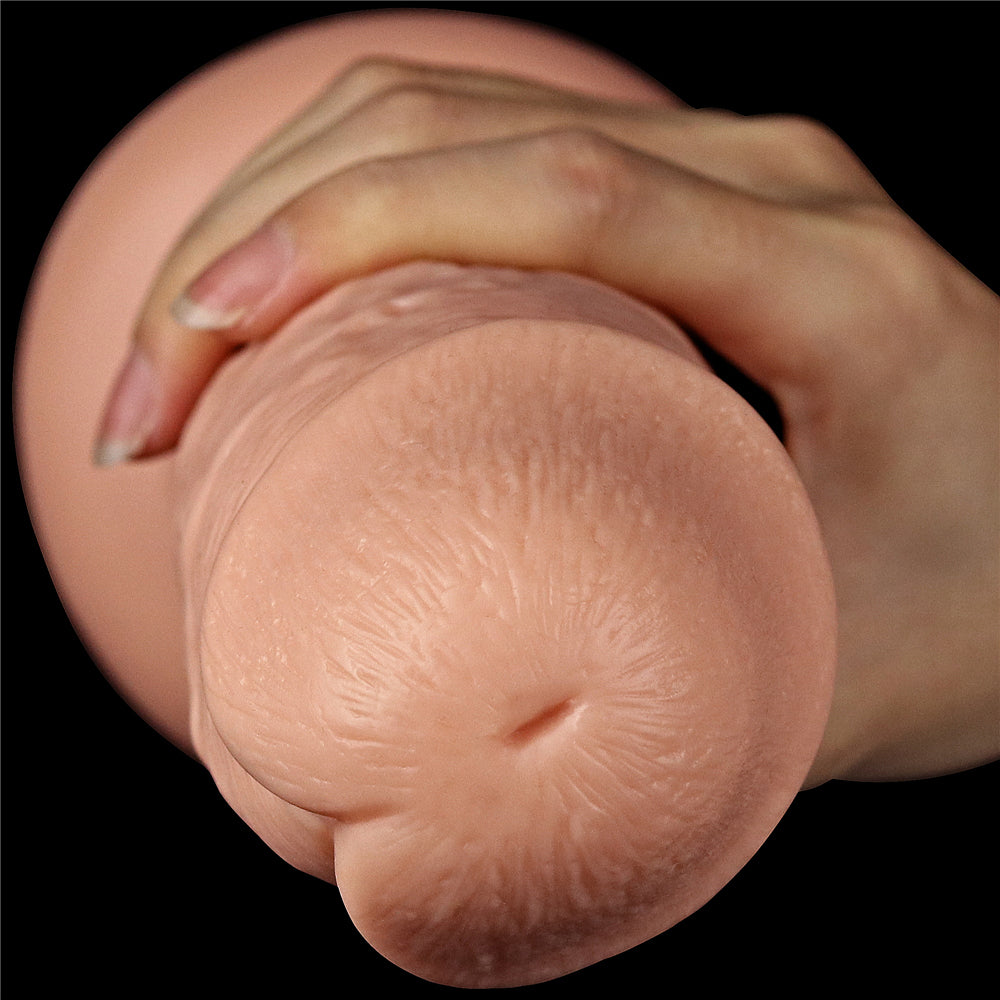 Lovetoy 11" Large Realistic Long Dildo Suction-Cup Dong