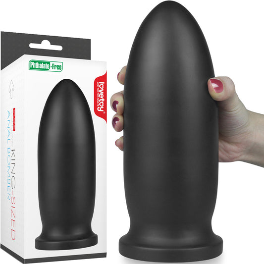 LOVETOY KING BOMBER 9" ANAL PLUG FAT DILDO BUTT SUCTION CUP XXXL LARGE