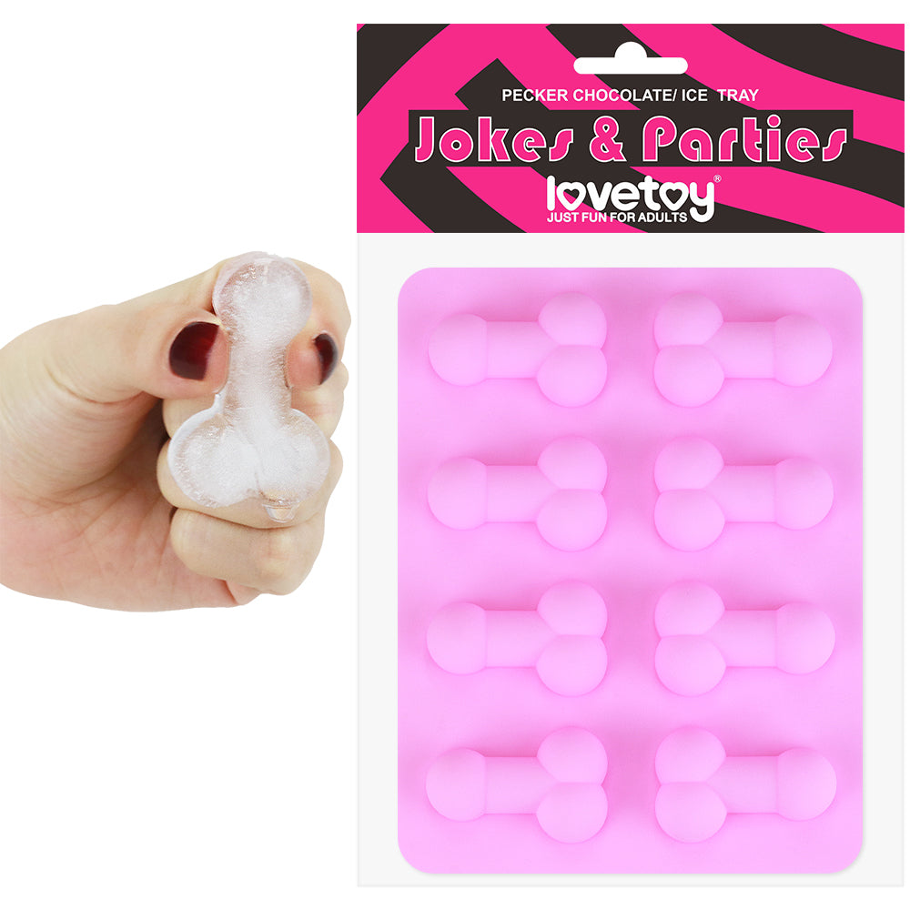 Jokes Parties Pecker Chocolate Ice Cube Tray Hens Night Penis Willy Jelly Mould