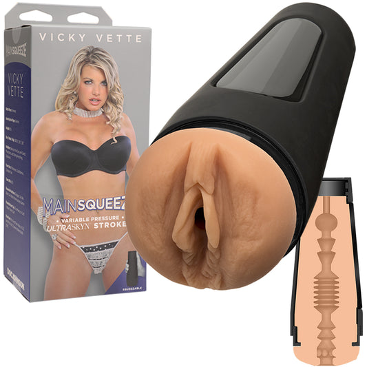 Main Squeeze Vicky Vette UTRASKYN Pocket Pussy Male Masturbator Stroker Sex Toy