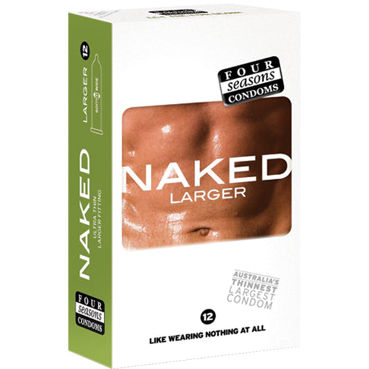 Four Seasons Naked Larger Condom 12 Pack