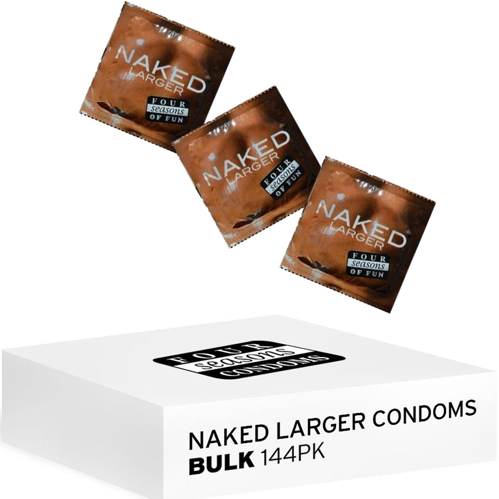 Four Seasons Naked Larger Condoms 144's Width 60mm